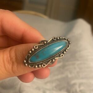 Turquoise Silver Women's Ring